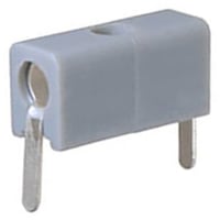 Johnson-Cinch Connectivity Solutions Grey Tip Jack , Horizontal PCB Mount for .080" (2.0mm) Plug