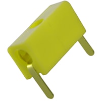 Johnson-Cinch Connectivity Solutions Yellow Tip Jack , Horizontal PCB Mount for .080" (2.0mm) Plug