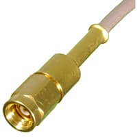 Johnson-Cinch Connectivity Solutions SMC Plug, Straight Cabled, RG178