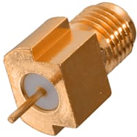 Johnson-Cinch Connectivity Solutions SMA Jack, Surface Mount End Launch, Round Contact, Tape 7 Reel, 475 per reel