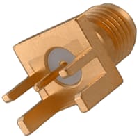 Johnson-Cinch Connectivity Solutions SMA Non -Magnetic Jack, End Launch, Round Contact, Standard SMA Coax Series