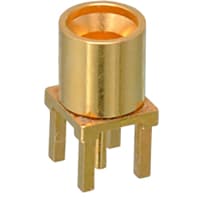 Johnson-Cinch Connectivity Solutions SMPM Male, Straight PCB Mount, Smooth Bore