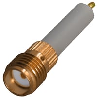 Johnson-Cinch Connectivity Solutions SMA Jack, Knurl Bulkhead, .590in Extended, Round, Standard SMA Coax Series