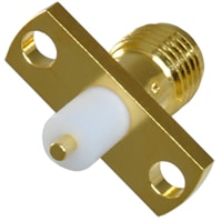 Johnson-Cinch Connectivity Solutions SMA Jack, 2-Hole Flange, Extended Dielectric, Standard SMA Coax Series