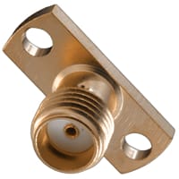 Johnson-Cinch Connectivity Solutions SMA Jack, 2-Hole Flange, .012 Socket, Field Replace, Standard SMA Coax Series