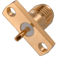 Johnson-Cinch Connectivity Solutions SMA Jack, 2 Hole Flange Mount