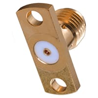 Johnson-Cinch Connectivity Solutions SMA Jack, 2-Hole Flange, .036 Socket, Field Replace, Standard SMA Coax Series