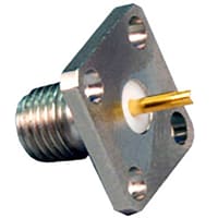 Johnson-Cinch Connectivity Solutions SMA Jack, 4 Hole Flange Mount