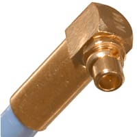 Johnson-Cinch Connectivity Solutions MMCX Non-Magnetic Plug, Right Angle Cabled, RG316