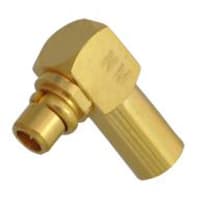 Johnson-Cinch Connectivity Solutions MMCX Non-Magnetic Plug, Right Angle Cabled, .047 FleX