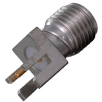 Johnson-Cinch Connectivity Solutions SMA Jack, End Launch, Round Contact