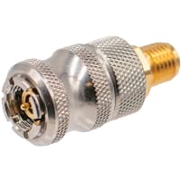 Johnson-Cinch Connectivity Solutions 2.92mm, In Series, Jack To Quick Connect Plug Adapter, 40 GHz