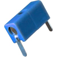 Johnson-Cinch Connectivity Solutions Blue Tip Jack , Horizontal PCB Mount for .080" (2.0mm) Plug