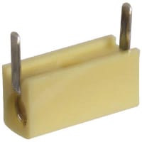 Johnson-Cinch Connectivity Solutions Yellow Tip Jack , Horizontal PCB Mount for .080" (2.0mm) Plug