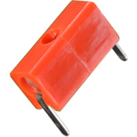 Johnson-Cinch Connectivity Solutions Orange Tip Jack , Horizontal PCB Mount for .080" (2.0mm) Plug