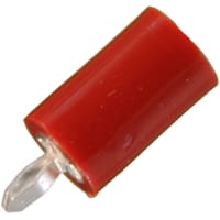 Johnson-Cinch Connectivity Solutions Red Tip Jack, Vertical For Diameter .080 Plug