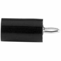 Johnson-Cinch Connectivity Solutions Black Tip Jack, Vertical For Diameter .080 Plug