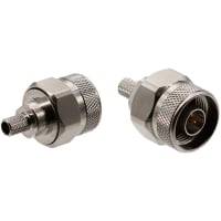 Johnson-Cinch Connectivity Solutions Connector RF N Straight Crimp Plug, LMR-240, 50 Ohm