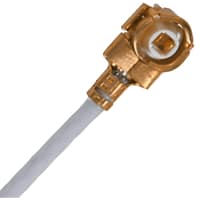 Johnson-Cinch Connectivity Solutions Low Profile Bare End RA Assembly 2.0mm, 250 mm, Teflon O.D. 0.81, UMC LP Series