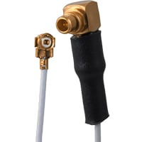 Johnson-Cinch Connectivity Solutions Low Profile RA 2.0mm to MMCX RA PL, 150 mm, Teflon O.D. 0.81, UMC LP Series