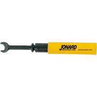 Jonard Wrench, Torque, 7/16in., 6.5in. Long, Ylw/Blk Grip, Alloy Steel, 30in./Lb, Full, F Conn