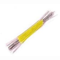 Jonard Wire, 30AWG, Yellow, Kynar, 2IN, 50 PCS/PKG