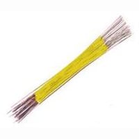 Jonard Wire, 30AWG, Yellow, Kynar, 5IN, 50 PCS/PKG