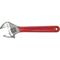 Jonard Wrench, Adjustable, 1-1/2 in. (38 mm), 12 in. Long, Red Chrome Plated Vanadium Steel