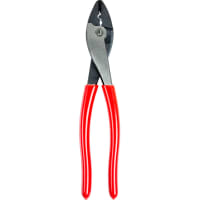 Jonard Terminal Crimper & Cutter, 9 inch, Tapered Nose, Wire Cutter 10-22AWG