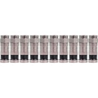 Jonard RG6/6 Quad COAX Connectors (Pack of 10)