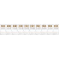 Jonard Standard Cat5e RJ45 Connectors for Telephone Cable (Pack of 10)