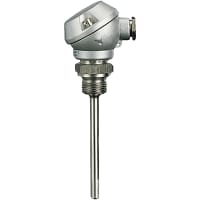 JUMO RTD Temperature probe with terminal head Form J, with continuous thermowell