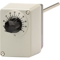 JUMO Capillary Thermostat, 0-100C, 603021/02-2-025-30-1000-40-10-00-00-000-00-6/100