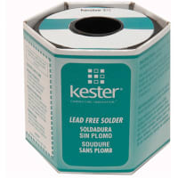 Kester Solder Solder, Sn63Pb37, 0.031 in., Residue Flux for Cored Solder Wire, 1 lbs.