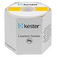 Kester Solder Solder Wire, highly active RA flux, Sn63Pb37, .015 dia, core 3.3%, 1 lb