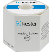 Kester Solder Solder Wire, highly active water-solubleflux, .025 dia, core 3.3%, 1 lb