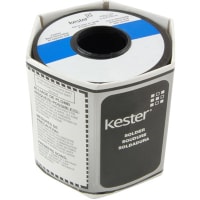 Kester Solder .125 DIA., Kester Leaded Solder Wire, Sn50Pb50 Solid, 1 Lb Spool