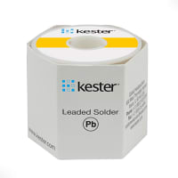 Kester Solder ELECTRONIC SILVER SOLDER, 2% SILVER, 62%TIN, 36% LEAD, .025'