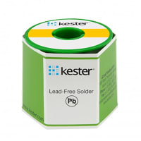 Kester Solder Solder Wire, Lead Free, SN95AG05 3.3%/44, Dia .031, 1LB Spool