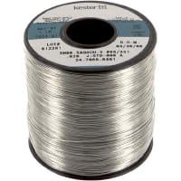 Kester Solder Solder Wire;water-sol flux;lead-free;Sn96.5Ag3.0Cu0.5;.02 dia;core 3.3%;1 lb