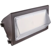 Keystone Technologies Traditional Non-Cutoff LED Wall Pack, 120W, 120-277V Input, 15600 Lumens, Bronze