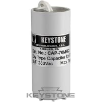 Keystone Technologies Capacitor for 70W MH Quad, 8uF, 280V, Dry Film