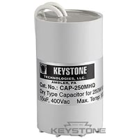 Keystone Technologies Capacitor for 250W MH Quad, 15uF, 400V, Dry Film