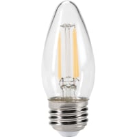 Keystone Technologies 40W Equiv., 4.5W, CA11, E26, ?80 CRI, Dimmable, Amber