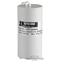 Keystone Technologies Capacitor for 320W Pulse Start MH, 21uF, 345V, Dry Film