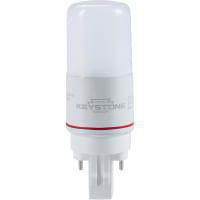 Keystone Technologies 6W , 700 Lumen, 2 pin, Omni-Directional, Ballast Bypass, 3000K, Gx23