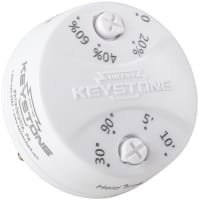 Keystone Technologies Smart Port Microwave Occ Sensor; On/Off with Adj.Standby Dimming Level, 