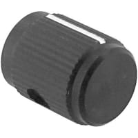 Kilo International Knob, 0.125 in., 0.500 in., 0.375, 0.625 in., Black Matte