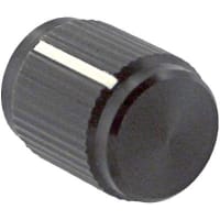 Kilo International Knob, 0.125 in., 0.500 in., 0.375, 0.625 in., Black Gloss