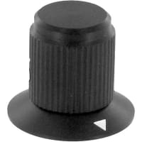 Kilo International Knob, 0.125 in., 0.685 in., 0.375, 0.625 in., Black Matte